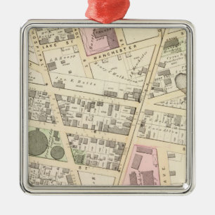 Rhode Island Hospital Cram School Silbernes Ornament