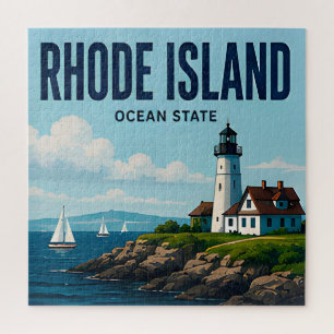 Rhode Island Kapitol Hafen Ocean State Puzzle