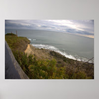 Rhode Island Klippen-Wasserlandschafts-Plakat