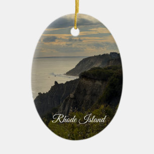 Rhode Island Klippenuntergangs-Ornament Keramik Ornament
