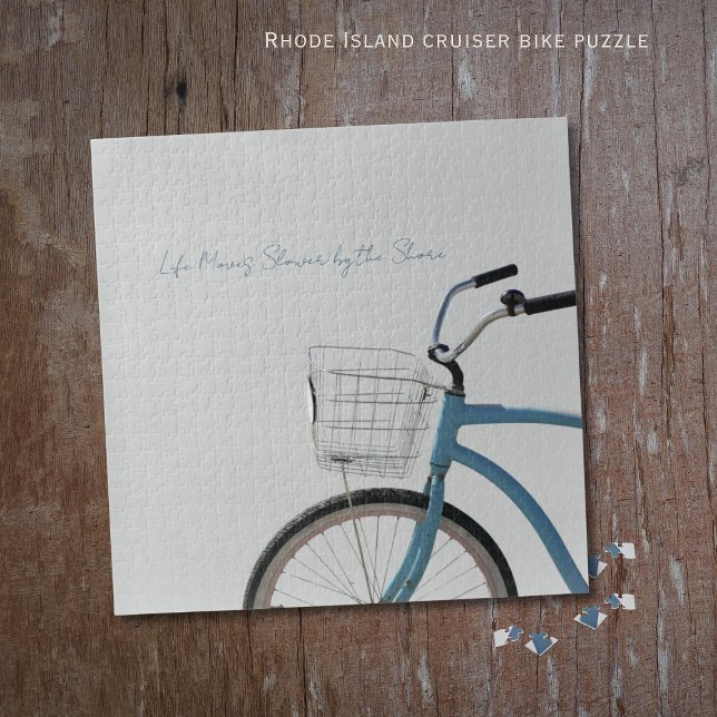 Rhode Island Küsten-Cruiser-Fahrrad-Puzzle Puzzle (A ton of fun with friends and family, especially on a rainy day!)