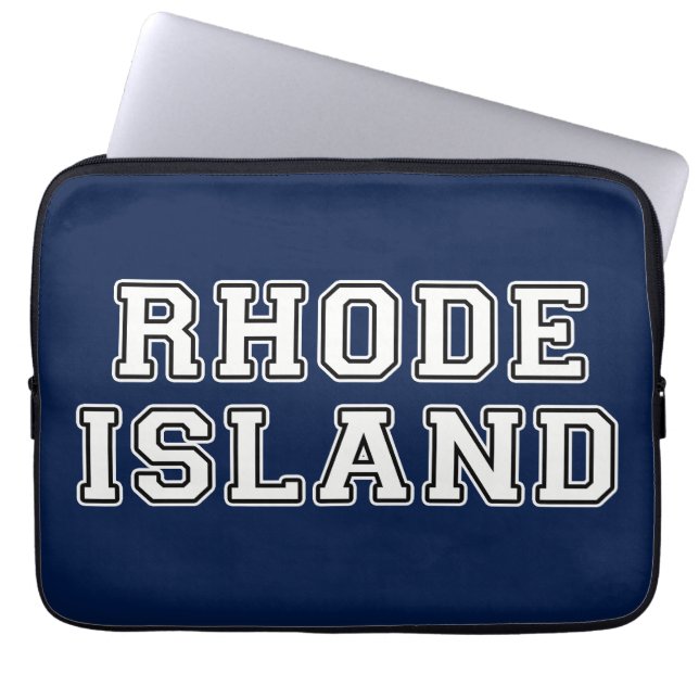 Rhode Island Laptopschutzhülle (Vorderseite)