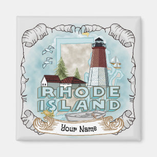 Rhode Island Leuchtturm Magnet