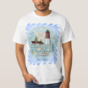 Rhode Island Lighthouse T - Shirt