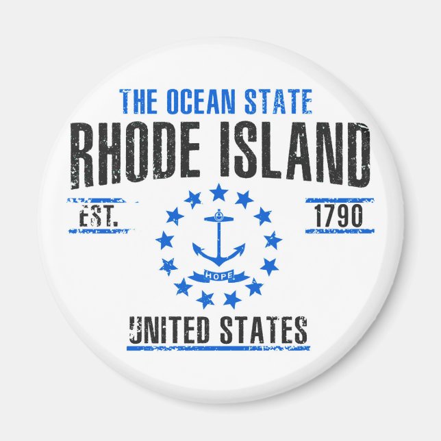 Rhode Island Magnet (Vorne)