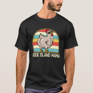 Rhode Island Mama Niedlich Chicken Mama Bauer von T-Shirt