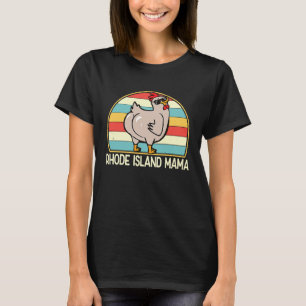Rhode Island Mama Niedliche Hühner Mama Farmerin f T-Shirt