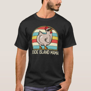 Rhode Island Mama Süße Hühner Mama Farmer für Frau T-Shirt