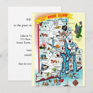 Rhode Island Map Bewegungsprotokoll