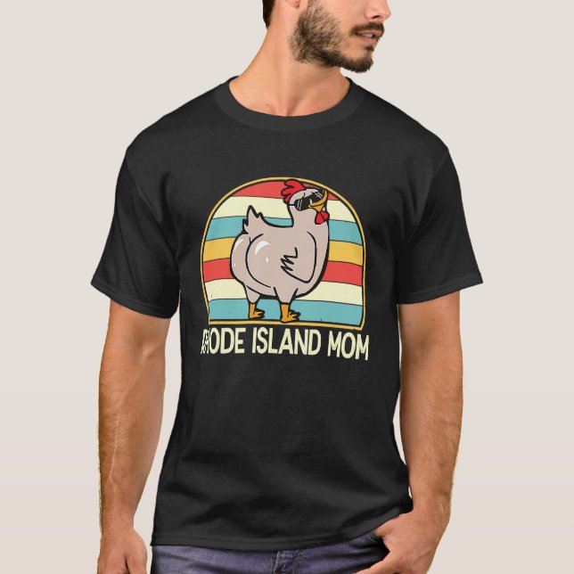 Rhode Island Mutter Süße Hühner Mutter Farmer für  T-Shirt (Vorderseite)
