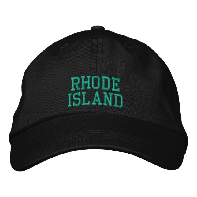 RHODE ISLAND Mütze Bestickte Baseballkappe (Vorderseite)