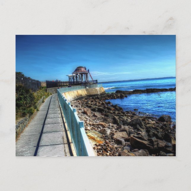 Rhode Island, Newport Cliff Walk - Postkarte (Vorderseite)