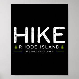Rhode Island Newport Klippenwanderweg Wanderung Ba Poster