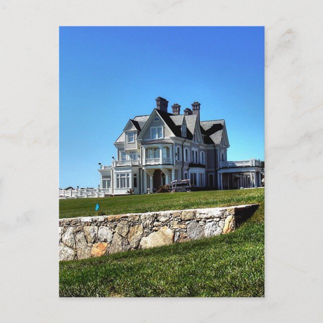 Rhode Island, Newport Mansions - Postkarte (Vorderseite)