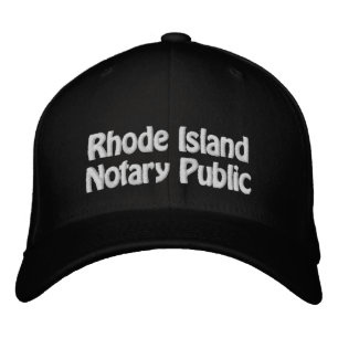Rhode Island Notar bestickte Baseballkappe