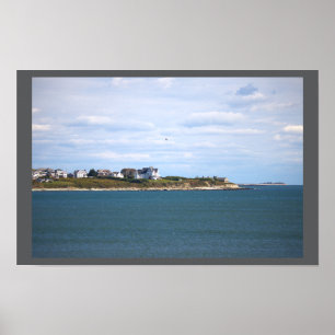 Rhode Island Ozean-Wasserlandschafts-Plakat Poster