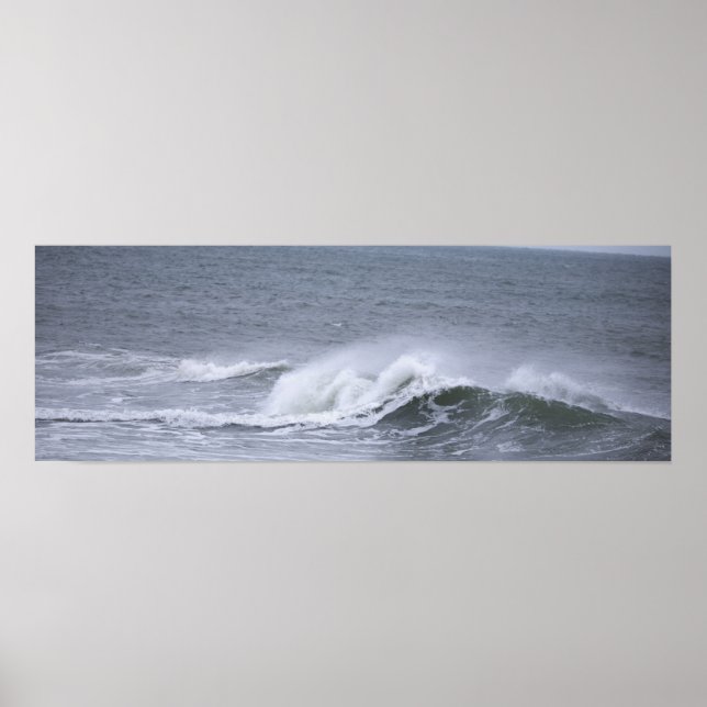 Rhode Island Ozeanwellen Poster (Vorne)