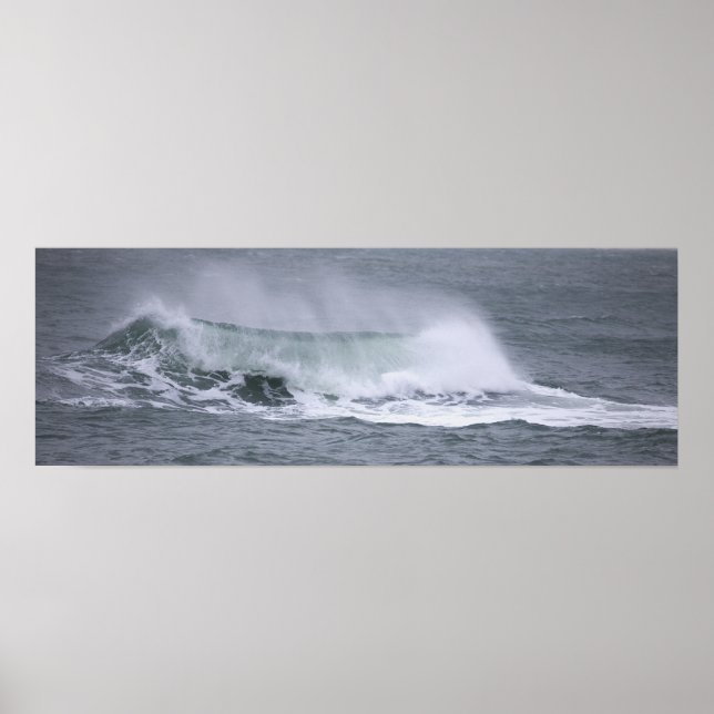 Rhode Island Ozeanwellen Poster (Vorne)