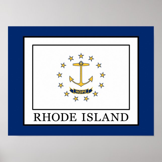 Rhode Island Poster (Vorne)
