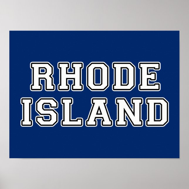 Rhode Island Poster (Vorne)
