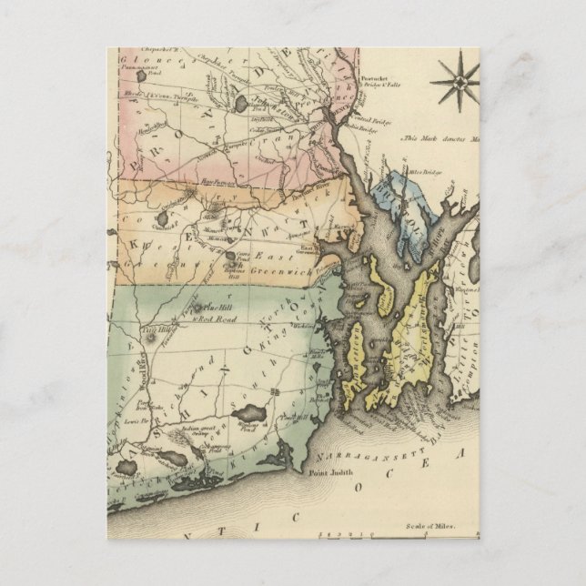 Rhode Island Postkarte (Vorderseite)