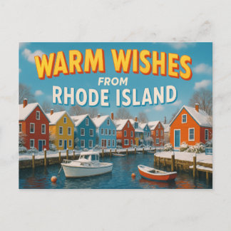 RHODE ISLAND Postkarte