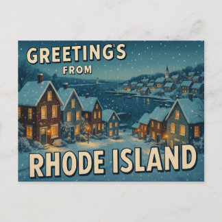 RHODE ISLAND Postkarte