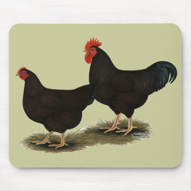 Rhode Island Red Bantams Mousepad (Vorne)
