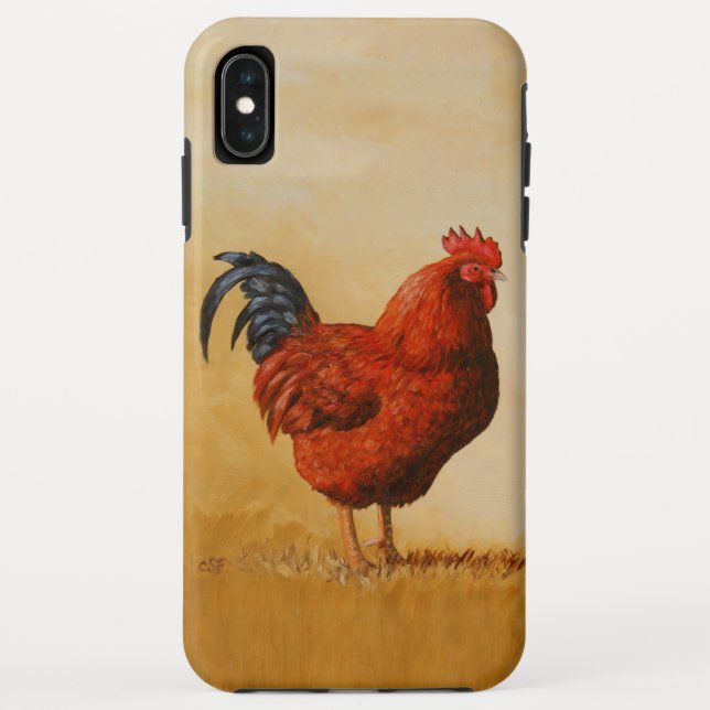Rhode Island Rooster Chicken Case-Mate iPhone Hülle (Rückseite)