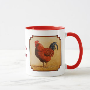 Rhode Island Rooster Chicken Tasse