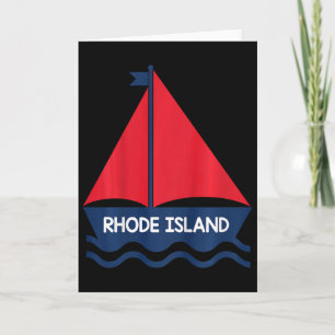 Rhode Island Segelboot Jungen Mädchen Kleinkind Karte