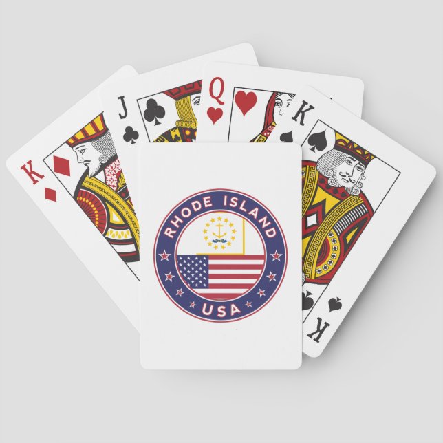 Rhode Island Spielkarten (Rückseite)