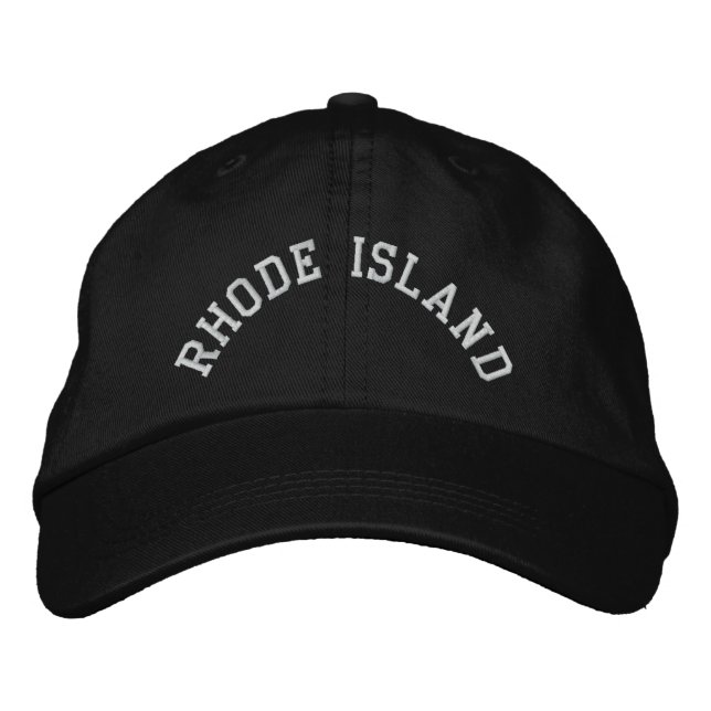 Rhode Island Staat bestickt Bestickte Kappe (Vorderseite)