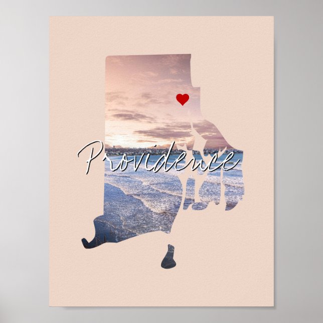Rhode Island Staat Foto Poster (Vorne)
