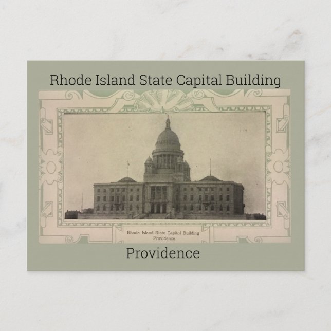 Rhode Island Staat Hauptstadt Gebäude Postcard (19 Postkarte (Vorderseite)