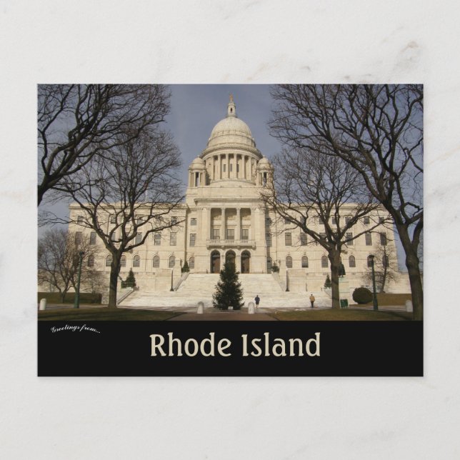 Rhode Island Staat Hauptstadt Providence Rhode Isl Postkarte (Vorderseite)