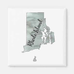 Rhode Island Staat Illustration Magnet