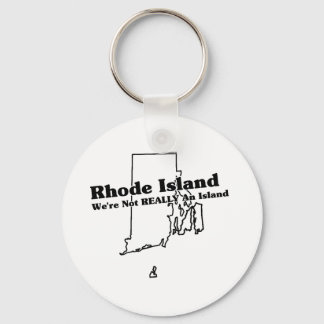 Rhode Island Staat Slogan Schlüsselanhänger