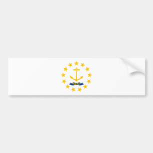 Rhode Island Staatsflagge Autoaufkleber
