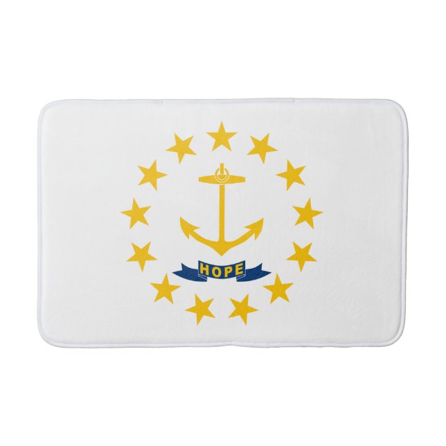 Rhode Island Staatsflagge Badematte (Vorderseite)