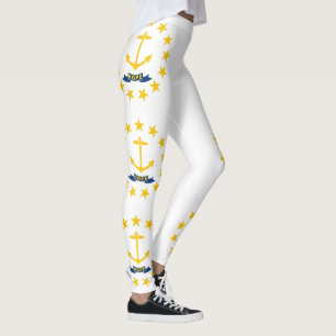 Rhode Island Staatsflagge Leggings