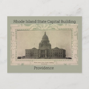 Rhode Island State Capitol Gebäude Postkarte(1908) Postkarte