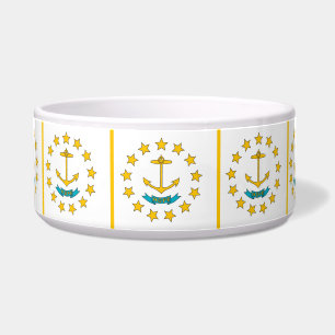 Rhode Island State Flag Pet Bowl Napf