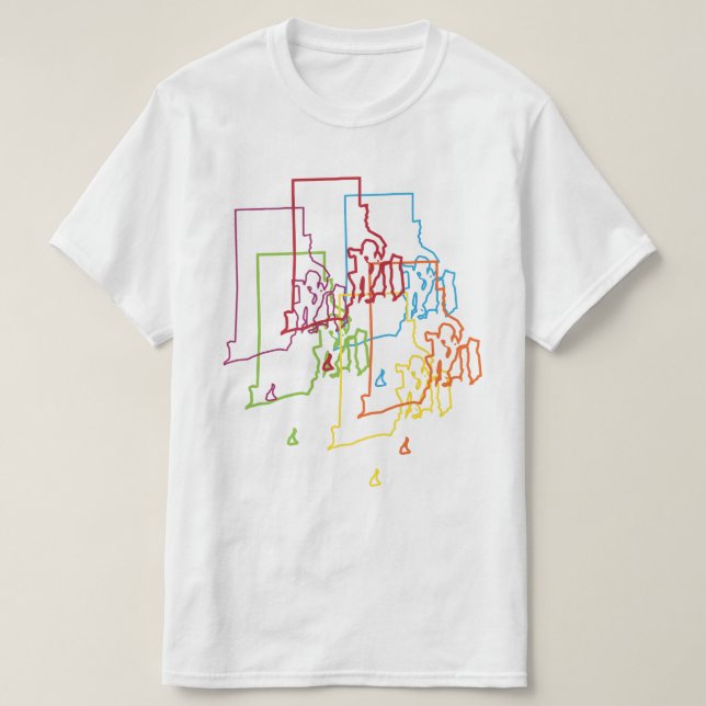 Rhode Island Stolz T-Shirt (Design vorne)