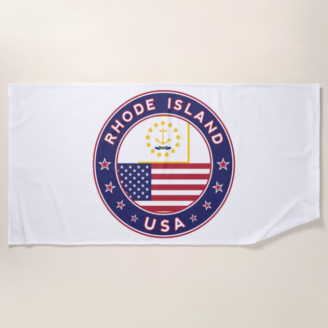 Rhode Island Strandtuch (Vorderseite)