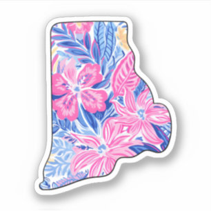 Rhode Island - Summer Sticker - Lilly Inspiriert