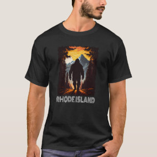 Rhode Island Sunset Retro 70er Vintager Wandercamp T-Shirt