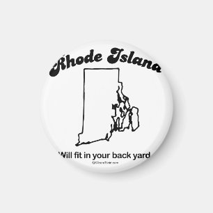 RHODE ISLAND - T - Shirt "RHODE ISLAND STAAT MOTTO Magnet