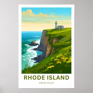 Rhode Island United Staaten Travel Print Poster