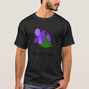 Rhode Island Violet Blume T-Shirt